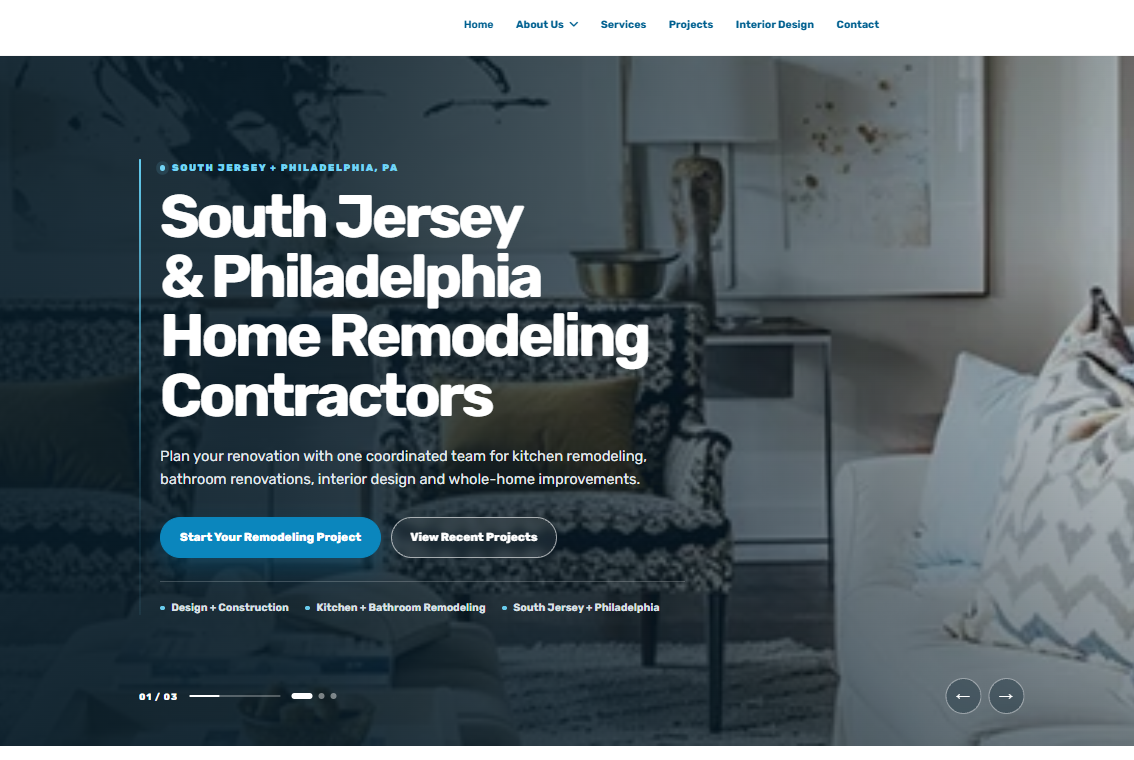 Renovation By Alliance home remodeling website